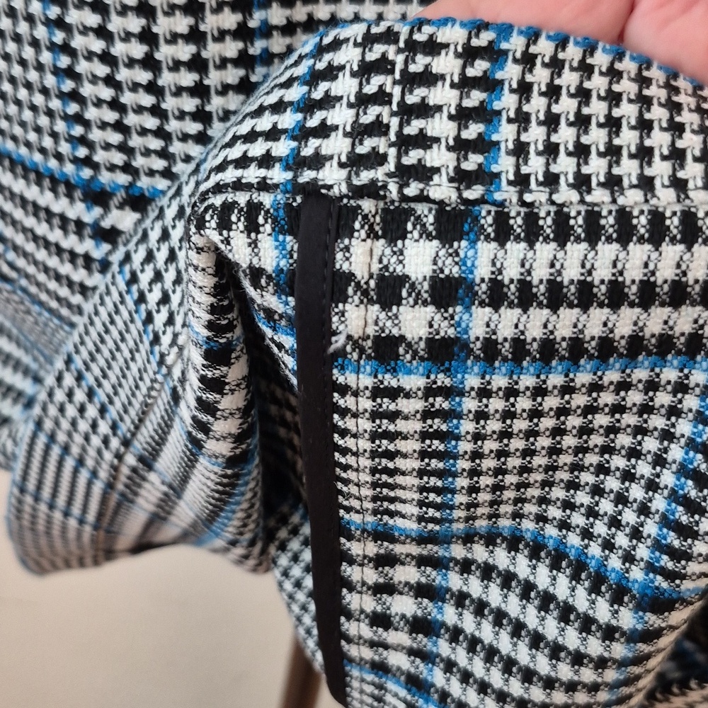 J. Jill Long Plaid Duster Plaid Jacket w Pockets Sz M Petite - Picture 11 of 15